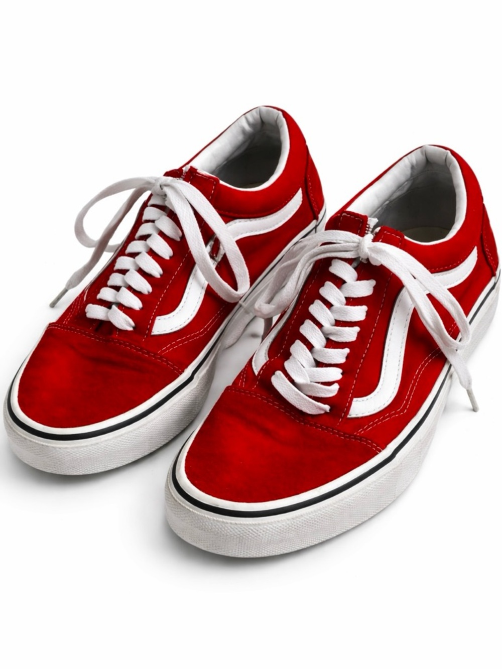 Vans Old Skool Red/White Sneakers Women’s 9 Men’s 7.5 Classic Skate Shoes